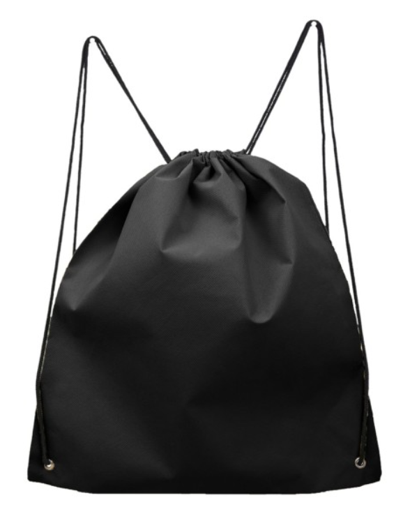 Non-Woven Sportpack - Custom Printed (Black)