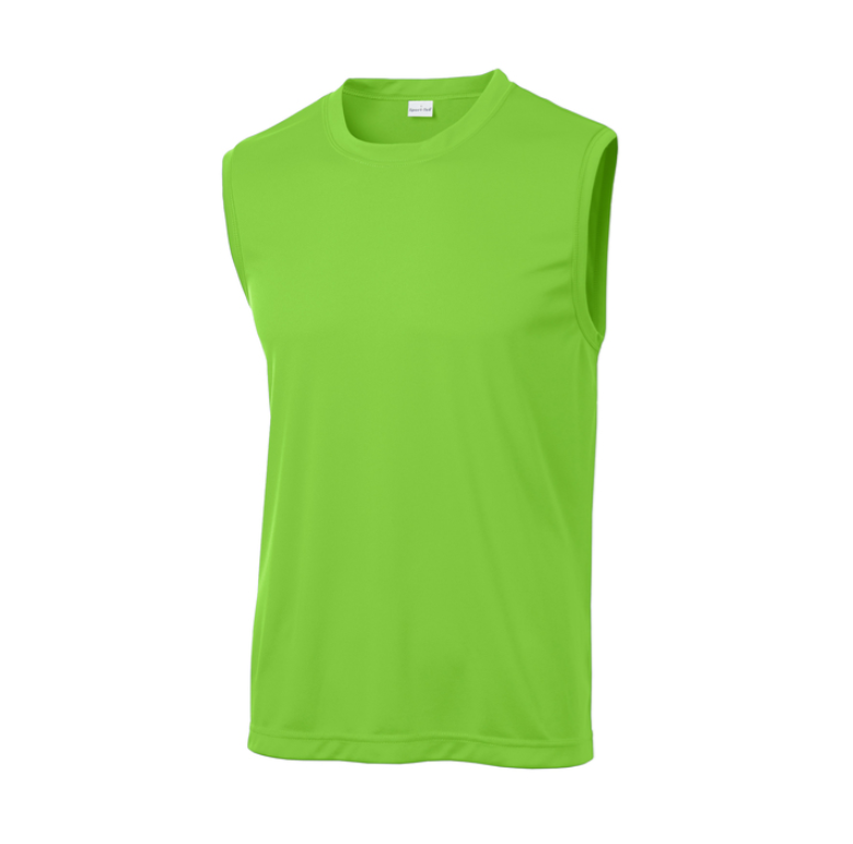 Performance Sleeveless T-Shirt (S, Black)