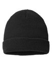 Waffle Cuffed Beanie | Front logo